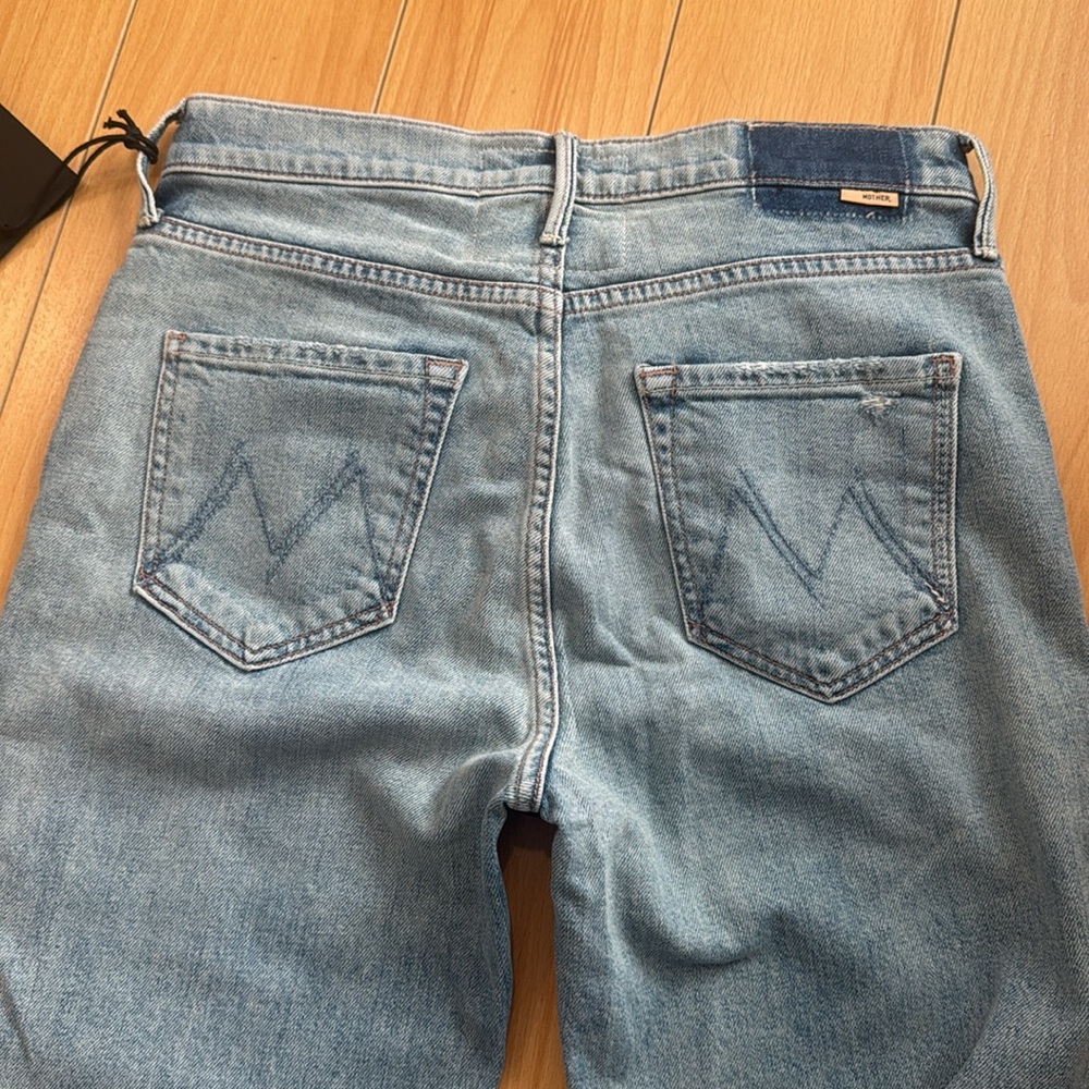 MOTHER SUPERIOR DENIM NWT Yoke Front Dazzler Ankle Rigid Jeans Wildling 28 - Picture 9 of 10